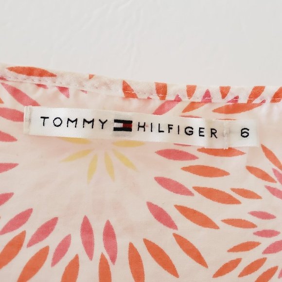 TOMMY HILFIGER 100% Cotton Boho Retro Blouse - Picture 8 of 11